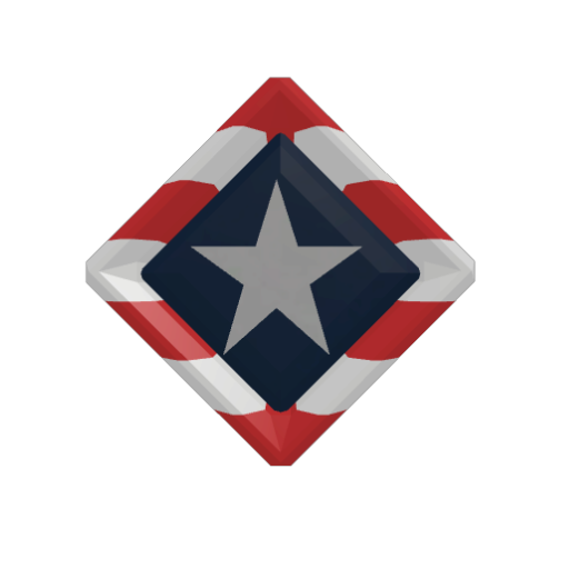 American Flag gem