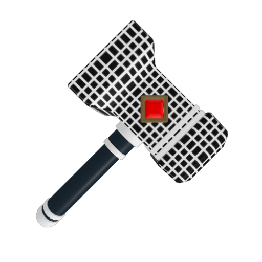 Checkered hammer