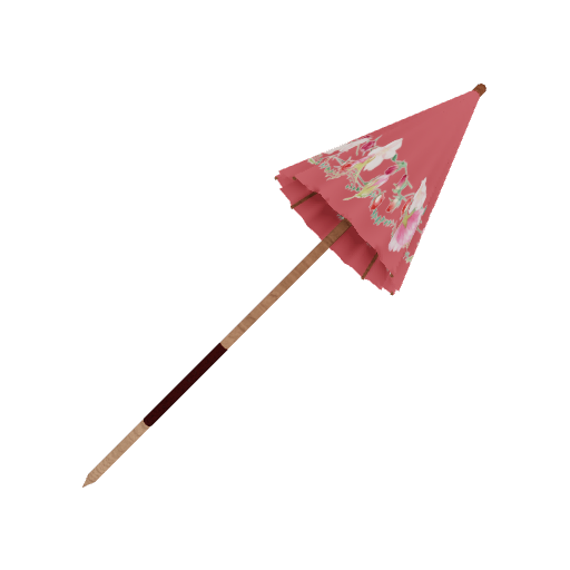 Coral Tikibrella hammer