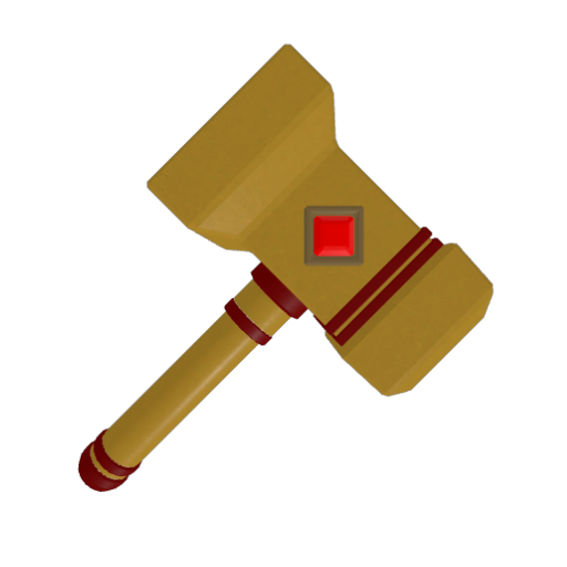 Gold n Red hammer