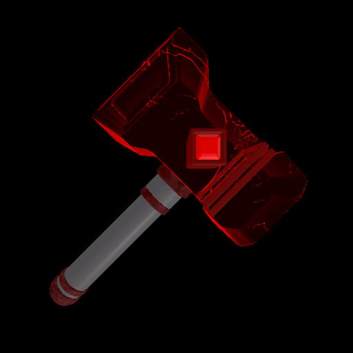 Red Forcefield hammer