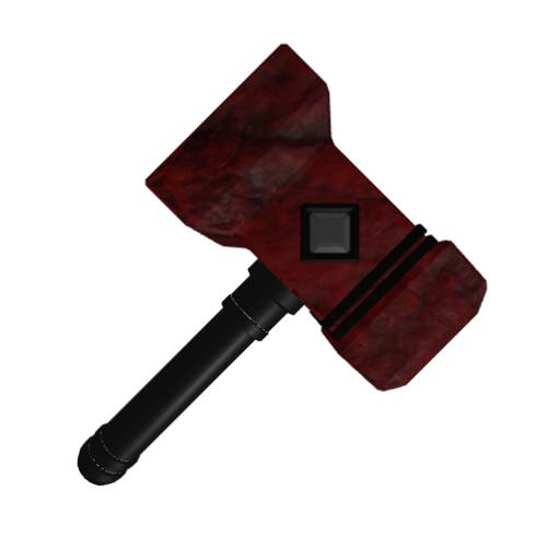Red Grunge hammer