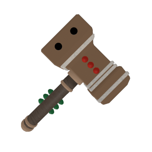 Toy Gingerbread hammer